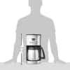 Cuisinart 12-Cup Coffee Maker, Programmable PerfecTemp Thermal Carafe Coffee Machine with 1-4 Cup Setting, Brew Strength Control and Brew Pause, Stainless Steel, DCC-3400NAS, Silver