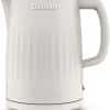 Cuisinart Soho 1-Liter Double Wall Electric Hot Water Kettle, Tea Kettle with Stainless Steel Interior, One Touch Operation to Boil Water for Tea, Hot Cocoa, or Instant Oatmeal, CK-10TR, Truffle