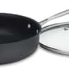 Cuisinart 12-Inch Deep Fry Pan w/Cover, Chef's Classic Nonstick Hard Anodized Collection, 622-30DFP1
