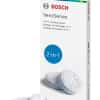 Bosch Original TCZ8001US Cleaning Tablets, 10 Tablets Per Pack, Removes Coffee Oils to Extend Appliance Life VeroCafe Fully Automatic Espresso Machines