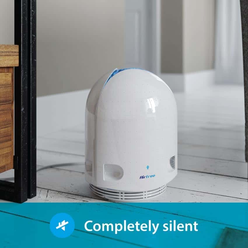 Airfree P1000 Filterless Silent Air Purifier for Home I Requires No Filter, Fan, or Humidifier, Covers 450 sq ft - White