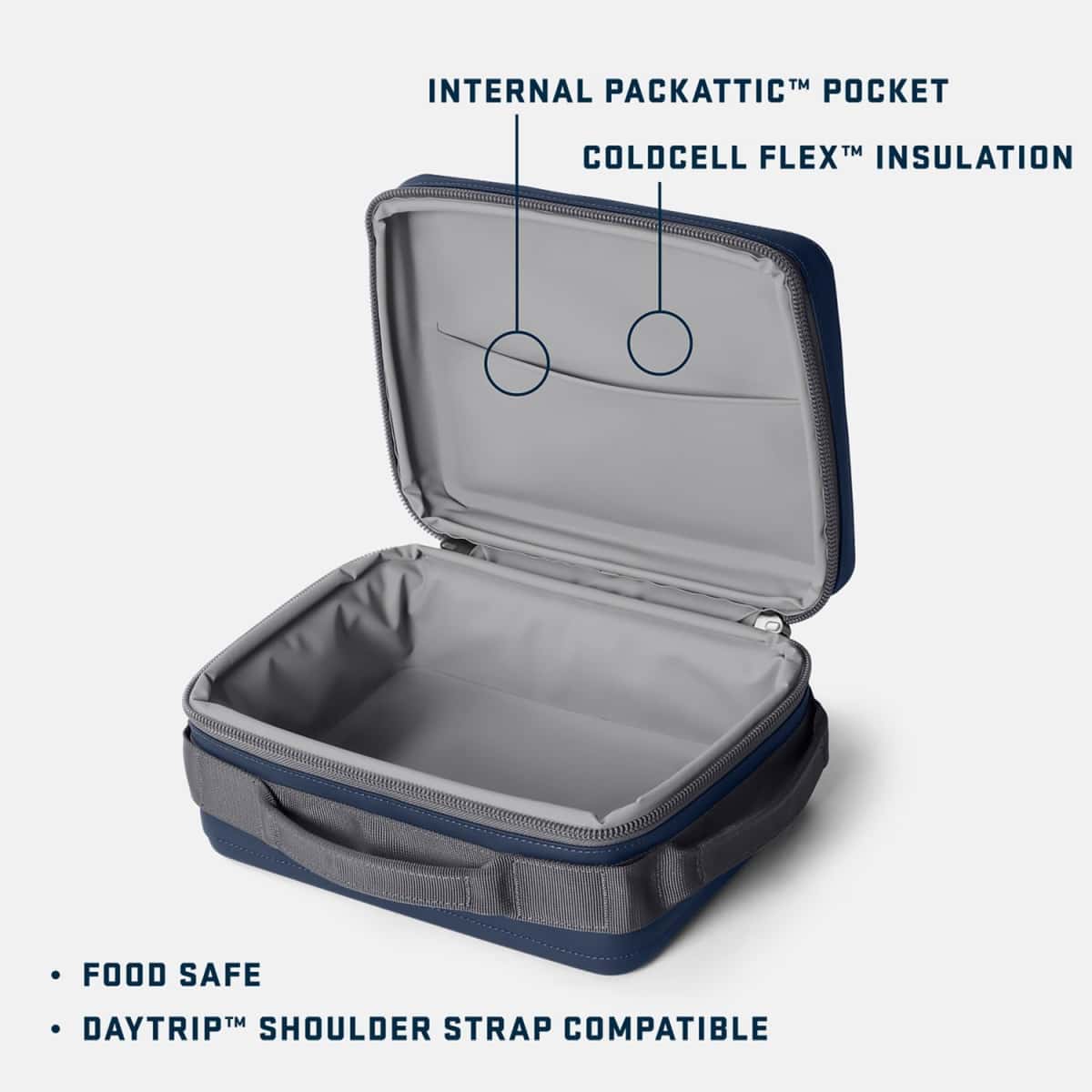 YETI Daytrip 5L Insulated Soft Cooler Lunch Box, Black