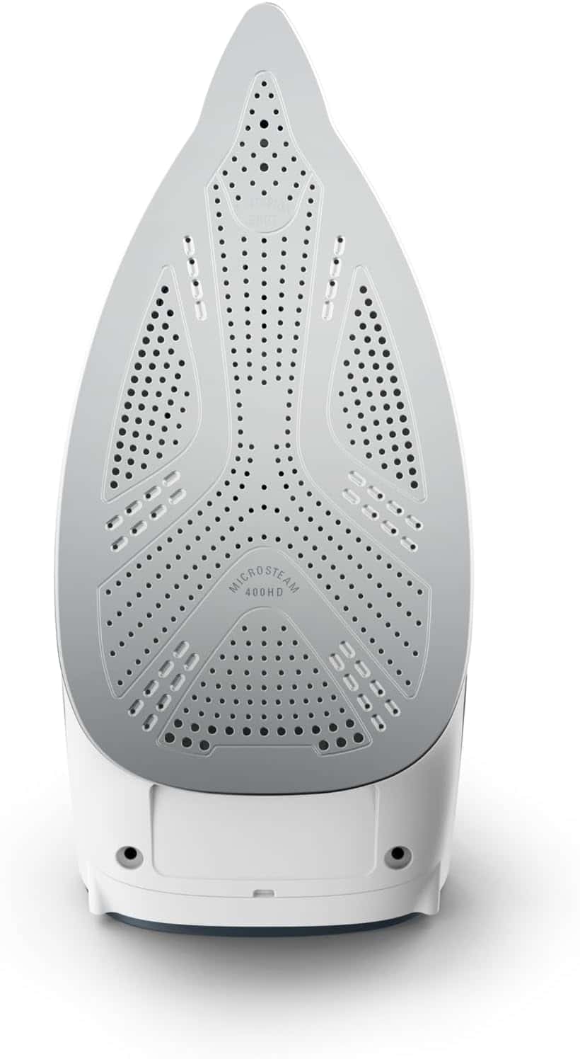 Rowenta Iron Steamer for Clothes, Focus Stainless Steel Soleplate, 400 Microsteam Holes, Powerful Steam Iron, Lightweight, Leakproof, 1725 Watts