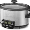 Cuisinart MSC-400 3-In-1 Cook Central 4-Quart Multi-Cooker: Slow Cooker, Brown/Saute, Steamer, Silver