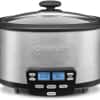 Cuisinart MSC-400 3-In-1 Cook Central 4-Quart Multi-Cooker: Slow Cooker, Brown/Saute, Steamer, Silver