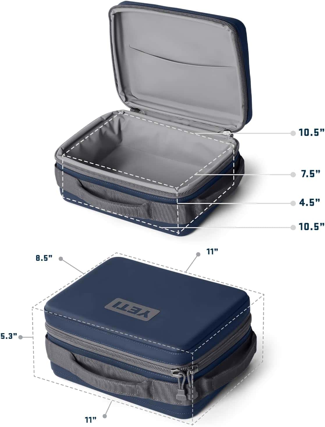 YETI Daytrip 5L Insulated Soft Cooler Lunch Box, Black