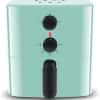 Elite Gourmet EAF-3218BL Personal 1.1Qt Compact Space Saving Electric Hot Air Fryer Oil-Less Healthy Cooker, Timer & Temperature Controls, PFOA Free, Mint