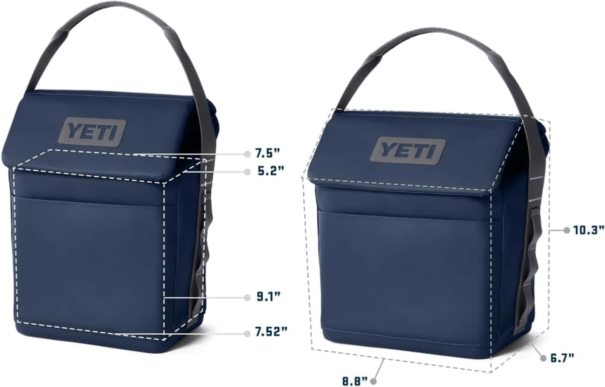 YETI Daytrip 6L Insulated Soft Cooler Lunch Bag, Olive