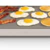bella 12" x 22" Electric Griddle with EverGood™ Ceramic Nonstick Coating, Removable Temperature Probe, Dishwasher-Safe Drip Tray & Cool Touch Handles, Cook up to 15 Eggs, 1500 Watt, Oatmilk