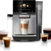 Bosch 800 Series Fully Automatic Espresso and Coffee Machine – 36 Drinks with Coffee World, Cold Brew, Double Cup, Integrated Milk Container, Smart Features, in Silver TQU60307