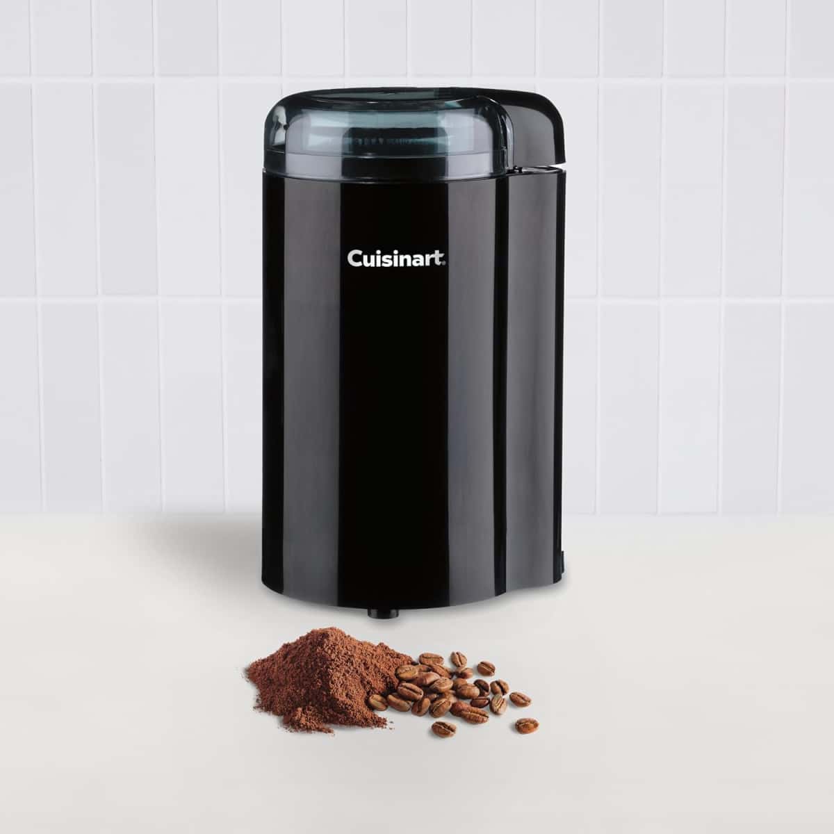 Cuisinart Coffee Grinder, One Touch Control Coffee Bean Grinder with Stainless Steel Bowl and Blades, 2.5 oz/70g Capacity Enough for 12 Cups, On/Off Switch with Safety Interlock, DCG-20BKN, Black