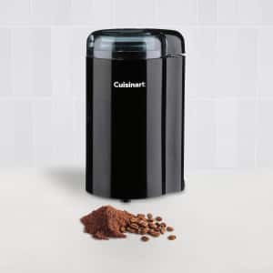 Cuisinart Coffee Grinder, One Touch Control Coffee Bean Grinder with Stainless Steel Bowl and Blades, 2.5 oz/70g Capacity Enough for 12 Cups, On/Off Switch with Safety Interlock, DCG-20BKN, Black