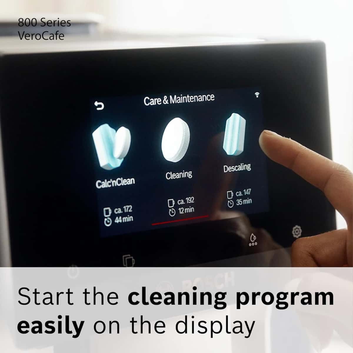 Bosch Original TCZ8001US Cleaning Tablets, 10 Tablets Per Pack, Removes Coffee Oils to Extend Appliance Life VeroCafe Fully Automatic Espresso Machines