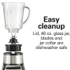 71XGSA3AyfL._AC_SL1500_ Hamilton Beach Wave Crusher Blender For Smoothies With 40 Oz Glass Jar and 14 Functions, Ice Sabre Blades & 700 Watts for Consistently Smooth Results, Black + Stainless Steel (54221)