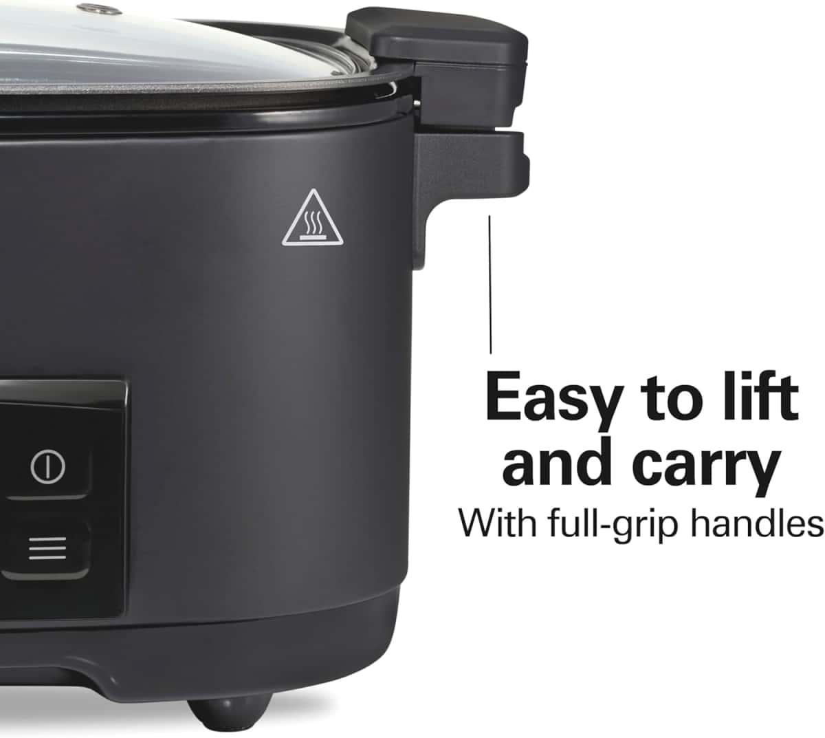 Hamilton Beach 6 Quart 9-in-1 Programmable Slow Cooker with Sear, Browning, Rice, Steam, Sauté, Roast Delay Start & Keep Warm Functions, Nonstick PFAS-Free Dishwasher Safe Crock, Black (33604)