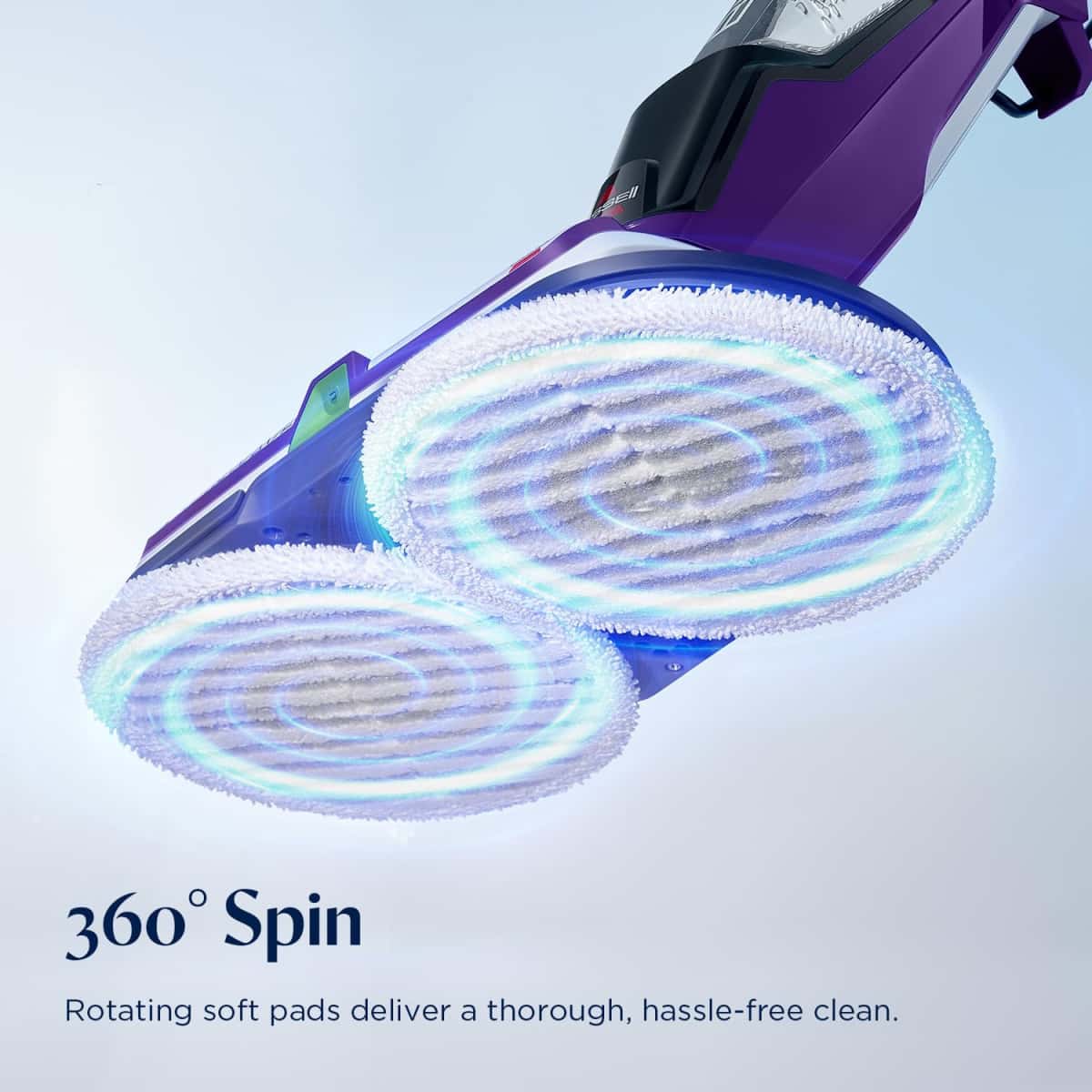 BISSELL® SpinWave Pet Hard Floor Corded Spin Mop Cleaner with Washable mop Pads for Sealed Hard Floors, 20399