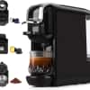 Espresso Maker for Nespresso Capsule, Lavazza Blue Capsule & Coffee Powder, 19 Bar Pump Pressure Makes Authentic Espresso Coffee, Mini Espresso Coffee Machines with Removable Water Tank.