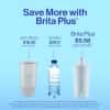 Brita Small 6 Cup Water Filter Pitcher, 1 BritaPlus Filter, Metro, Black (Package May Vary)