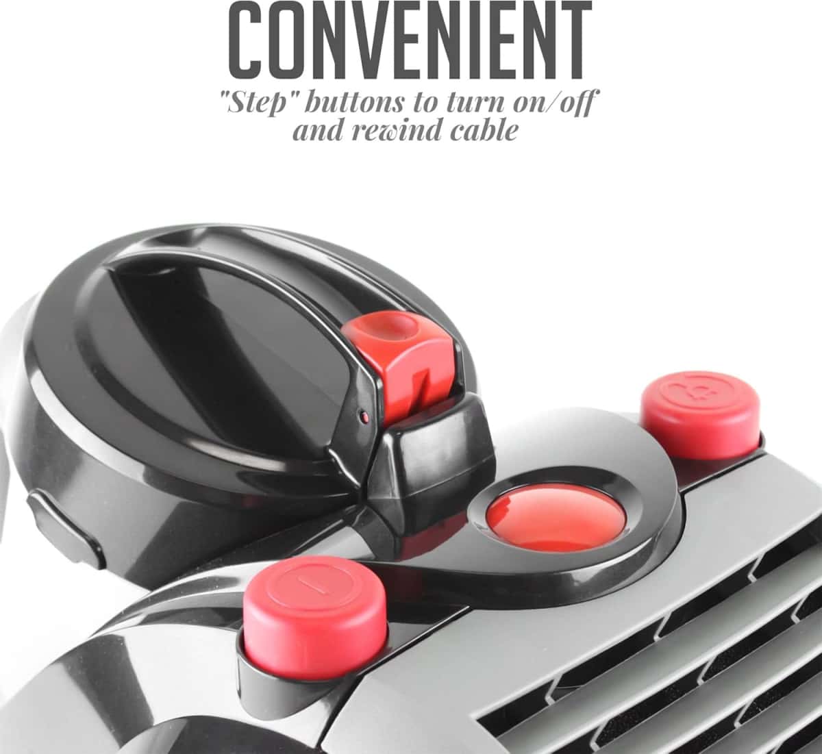 OVENTE Bagless Canister Vacuum Cleaner with Powerful Multi-Surface Suction, Telescoping Wand and Automatic Cord Rewind, Lightweight Corded Cleaning Machine with Sofa/Pet Brush Included, Black ST2010