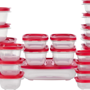 Rubbermaid EasyStore Containers, 44-Piece Set, Food Storage Containers, Food Storage Containers with Lids