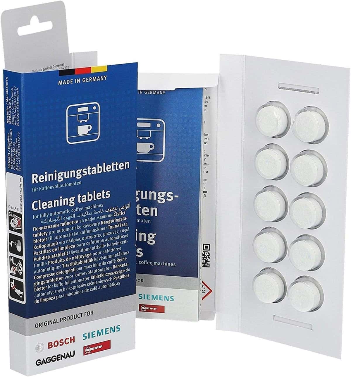 Bosch Cleaning Tablets 311769 311970 For Coffee Machine