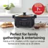 Hamilton Beach 6 Quart 9-in-1 Programmable Slow Cooker with Sear, Browning, Rice, Steam, Sauté, Roast Delay Start & Keep Warm Functions, Nonstick PFAS-Free Dishwasher Safe Crock, Black (33604)