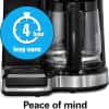 Hamilton Beach 2-Way 12 Cup Programmable Drip Hot and Iced Coffee Maker & Single Serve Coffee Machine, Glass Carafe, Auto Pause and Pour, Black (47500J)