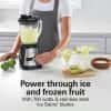 Hamilton Beach Power Elite Wave Action Blender For Smoothies, 40 Oz Glass Jar, 12 Functions Including Puree, Crush Ice, 700 Watts - Black (58148A)