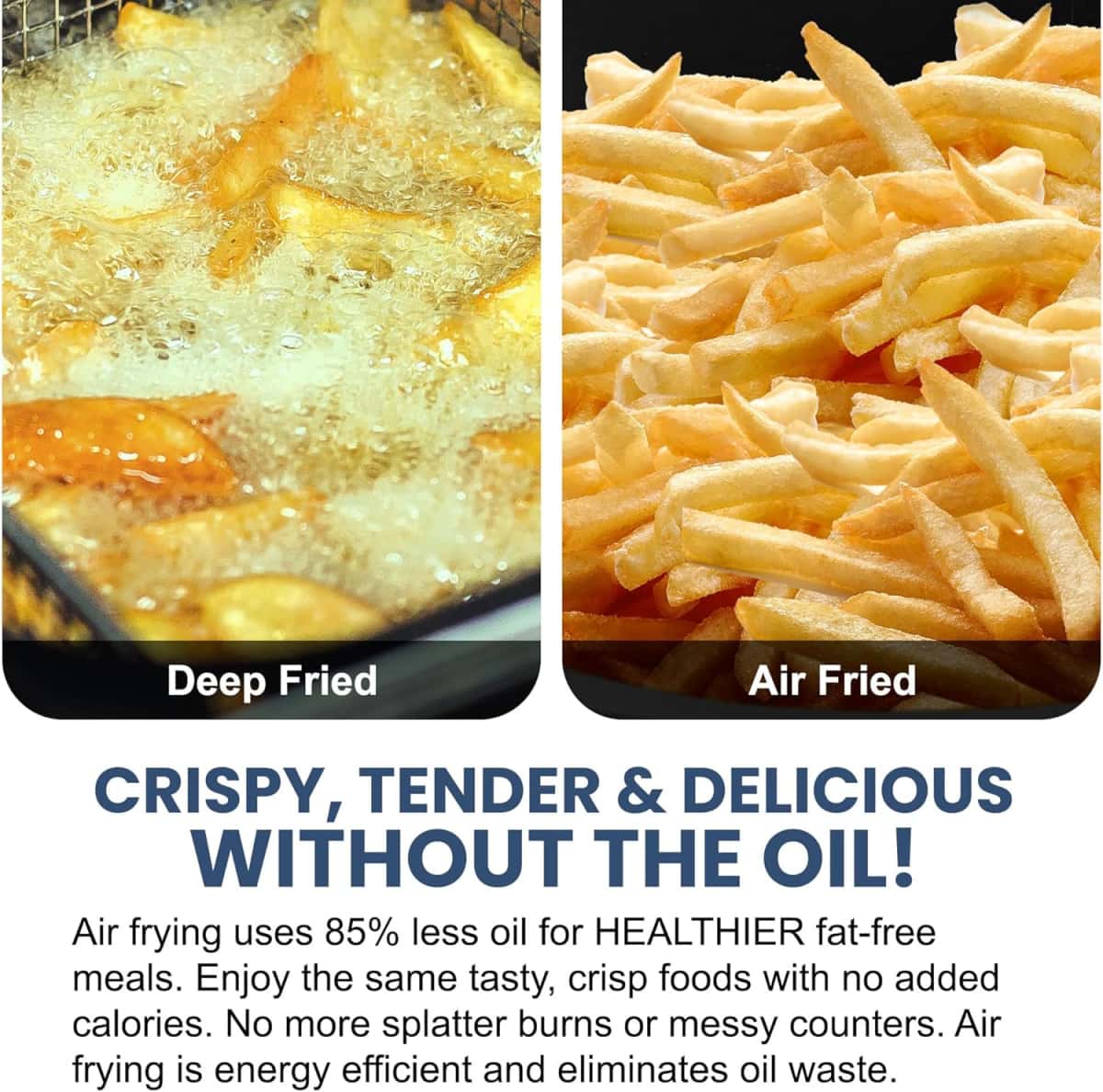 Elite Gourmet EAF-3218BL Personal 1.1Qt Compact Space Saving Electric Hot Air Fryer Oil-Less Healthy Cooker, Timer & Temperature Controls, PFOA Free, Mint