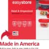 Rubbermaid EasyStore Containers, 44-Piece Set, Food Storage Containers, Food Storage Containers with Lids