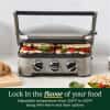 Cuisinart Griddler Indoor Grill, Panini Press, Sandwich Maker & More, 5-in-1 Grilling, Dishwasher-Safe Nonstick Cooking Plates, GR-4NNAS, Stainless Steel