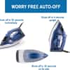 T-fal, Iron, Express Steam Iron for Clothes, Durilium Soleplate, Precision Tip, 30 Second Auto Shut Off, 1600 Watts, Anti-Drip, Ironing, Blue Clothes Iron, FV2886U0