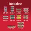 Rubbermaid EasyStore Containers, 44-Piece Set, Food Storage Containers, Food Storage Containers with Lids