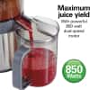 Hamilton Beach Juicer Machine, Centrifugal Extractor, Big Mouth 3" Feed Chute, Easy Clean, 2-Speeds, 40 oz. BPA Free Pitcher, 850 Watt Motor, Silver (67850)