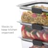 Rubbermaid Brilliance BPA Free 44-Piece Food Storage Containers Set Airtight Leak-Proof with Lids for Meal Prep Lunch and Leftovers